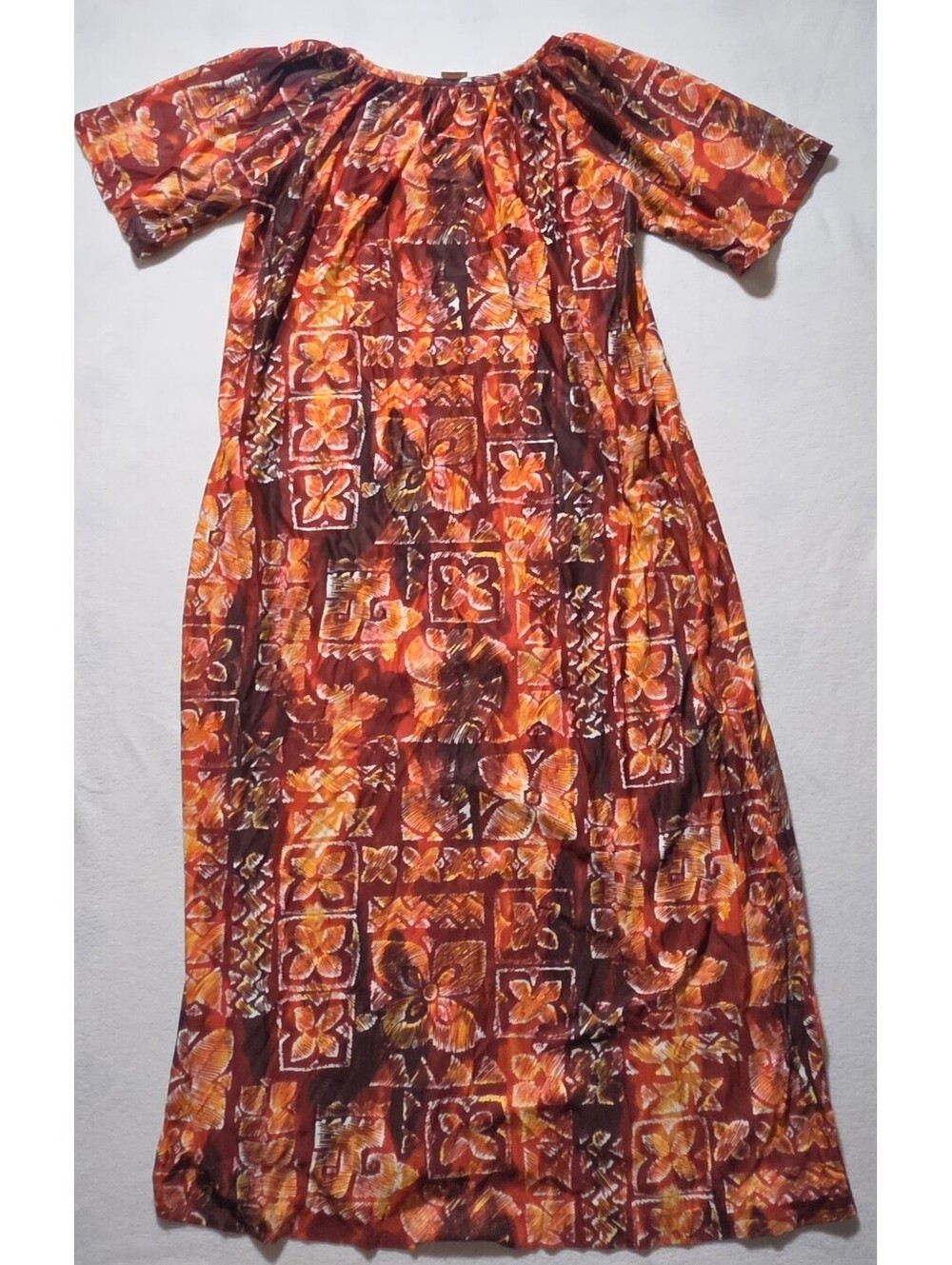 Hookano Brand Hawaiian Floral Print Dress Size Small - Picture 4 of 4